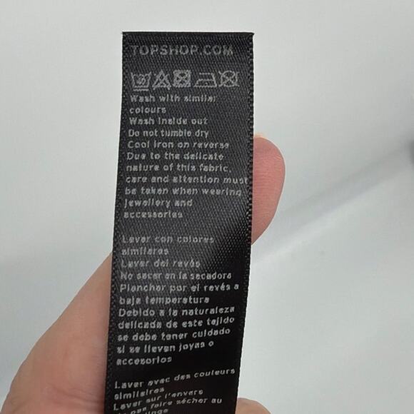 Topshop Metallic Jumper Sz 10 Gold Black Y2K Holiday Clubwear Geometric NWT Glam - Picture 12 of 12